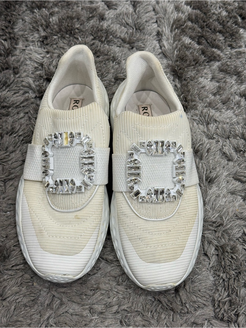 Roger Vivier Viv‘ Run Moonlight Sneakers